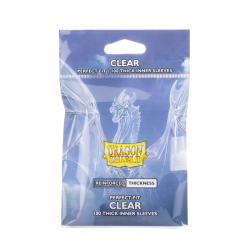 DS - Standard Perfect Fit Thick Inner Sleeves: Clear