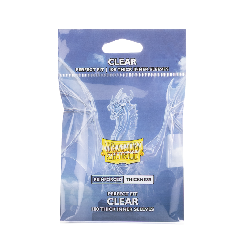 DS - Standard Perfect Fit Thick Inner Sleeves: Clear